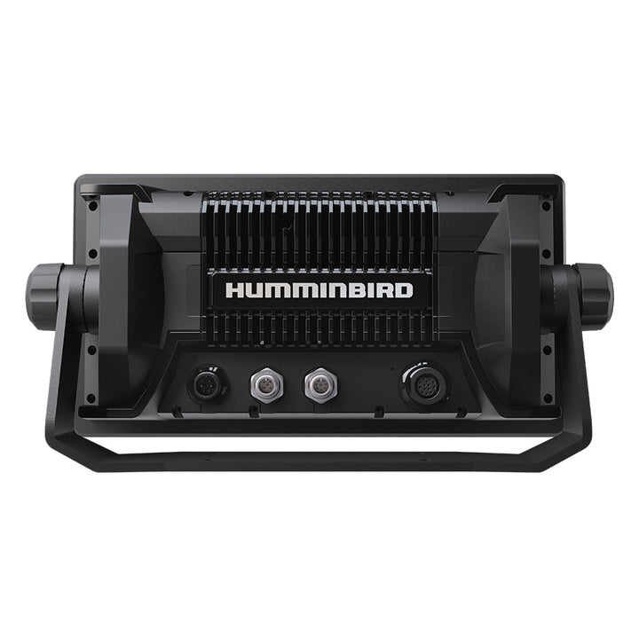 Humminbird XPLORE 9 fishfinder control head for GPS and fishfinding, displayed on a marine display unit.