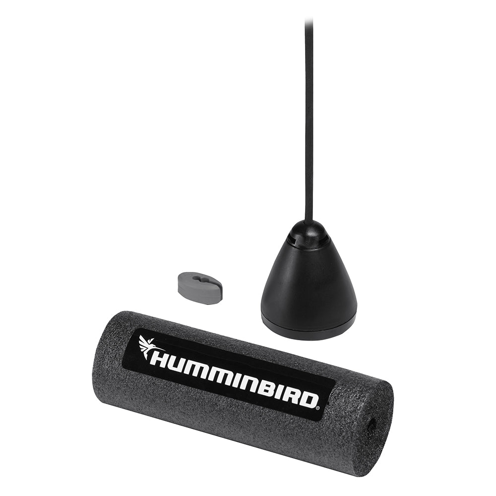 Humminbird XI 9 20 Dual Beam ICE Transducer for ice fishing, showing the transducer device with dual beam technology.