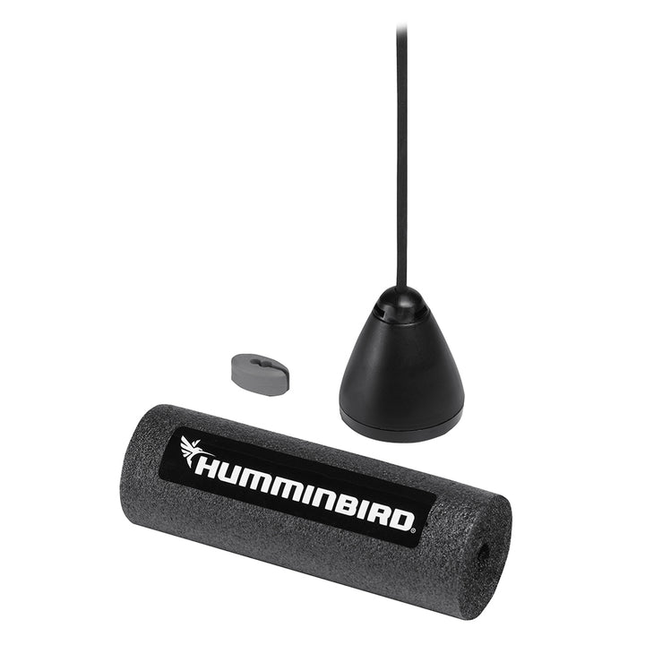 Humminbird XI 9 20 Dual Beam ICE Transducer for ice fishing, showing the transducer device with dual beam technology.