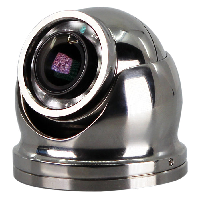 Caméra mini-dôme IP haute définition Iris 3 MP - Résolution 2 MP - 316 SS HFOV 80 degrés - Objectif 3,6 mm