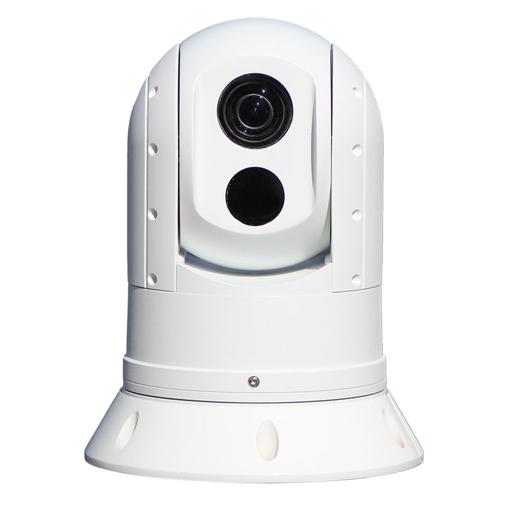 Caméra IP PTZ à spectre visible Iris A395 à double charge utile 640 x 512 thermique + 1080p (zoom x10)