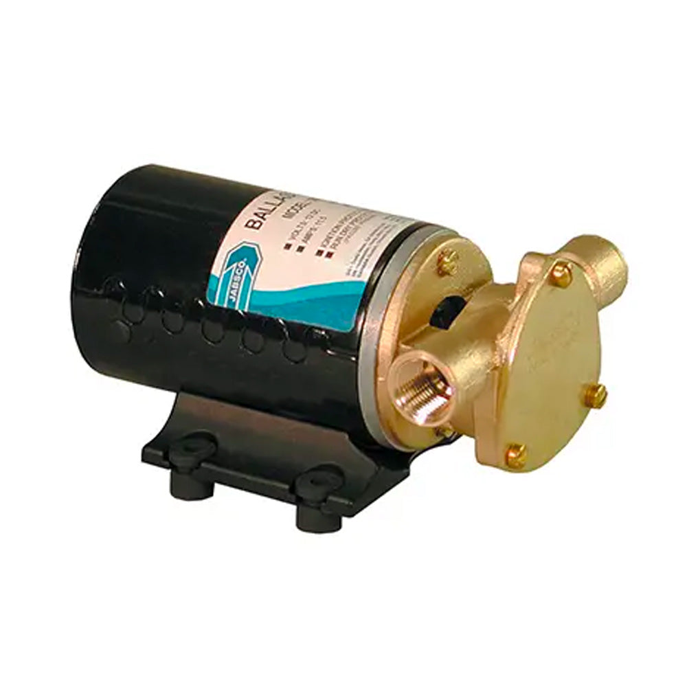 Jabsco Wakeboard Ballast Puppy replacement pump with Deutsch connector, designed for ballast systems, no switch included.