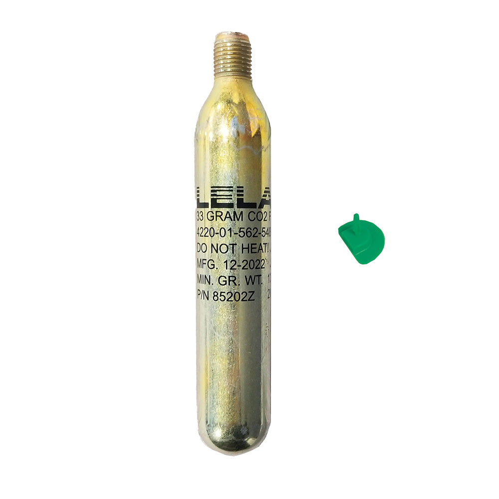 Leland Maximum Inflation Re-Arm Kit C 33G accessory with manual 1/2" threads, designed for inflation equipment.