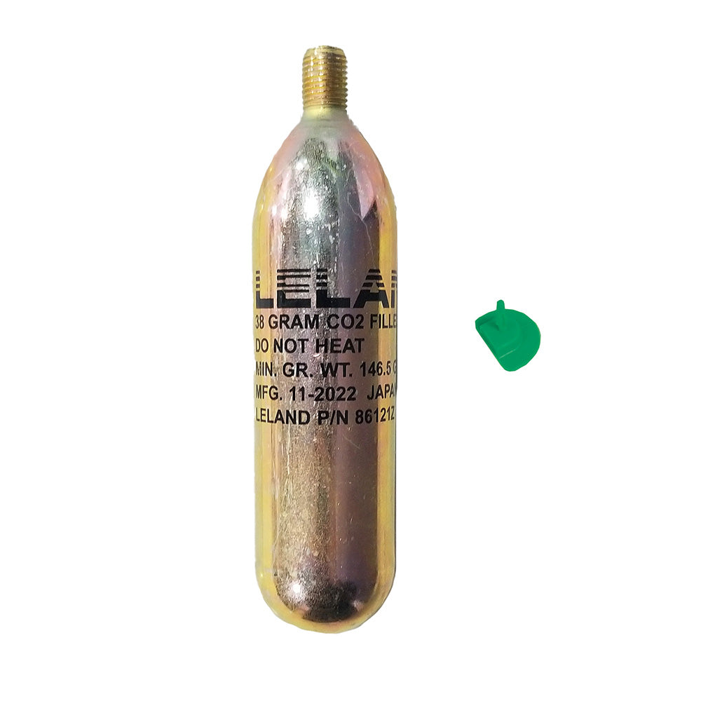 Leland Maximum Inflation Re-Arm Kit D 38G manual accessory with 3/8-inch threads, designed for tire inflation equipment.
