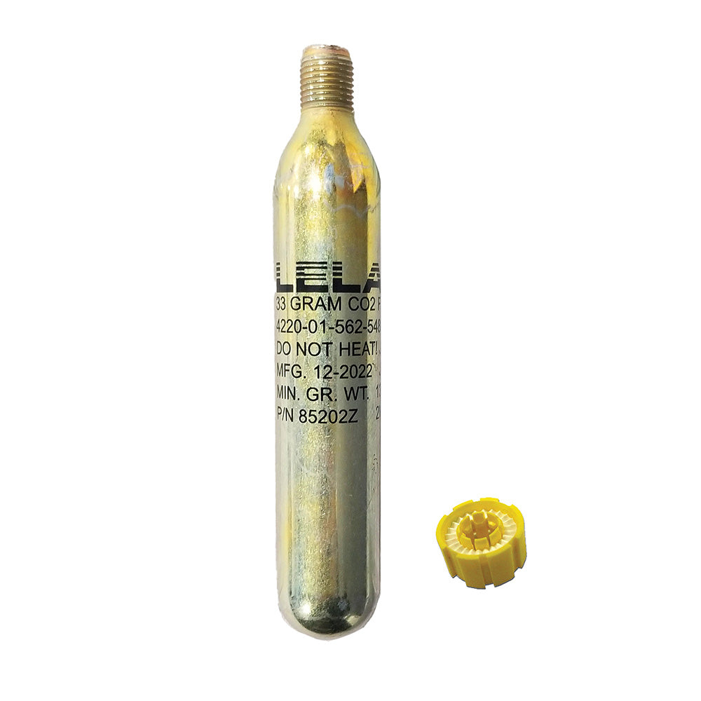 Leland Maximum Inflation Re-Arm Kit E2 33G Auto with 1/2" threads, automotive inflation accessories, compact and durable.