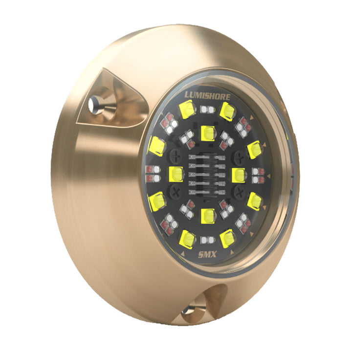 Lumishore Eclipse SMX94 underwater lighting fixture with single surface mount, designed for marine underwater illumination.