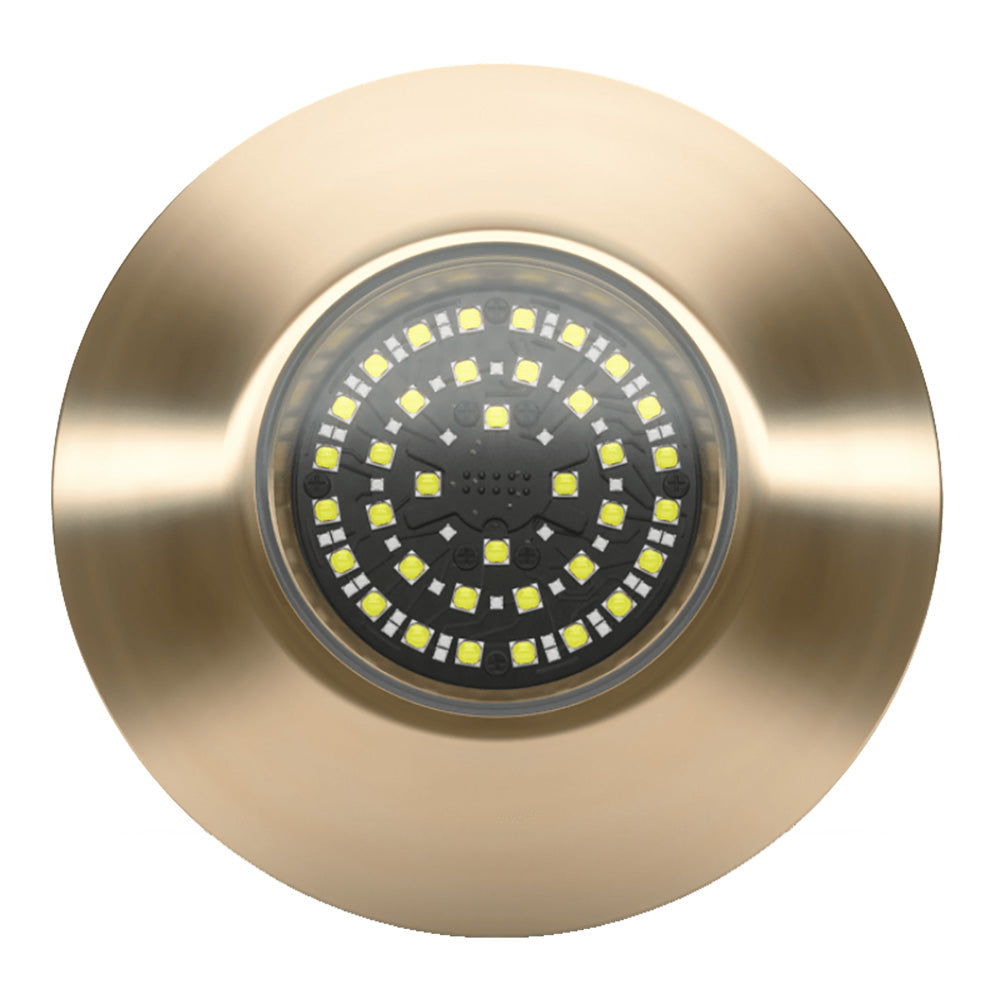 Lumishore SUPRA TIX804 underwater lighting fixture with interchangeable thru-hull, designed for marine illumination.