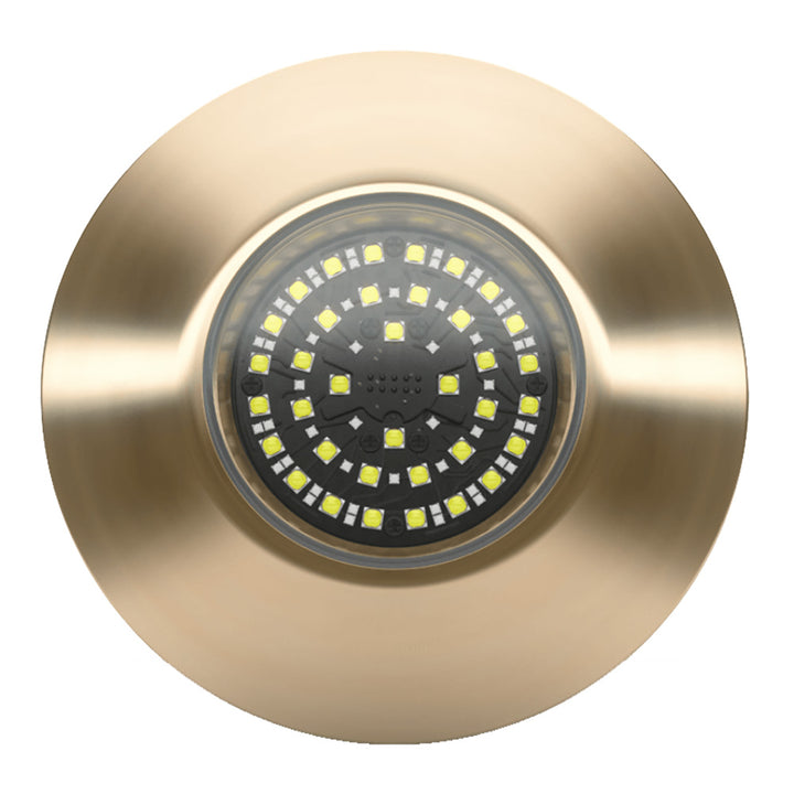 Lumishore SUPRA TIX804 underwater lighting fixture with interchangeable thru-hull, designed for marine illumination.