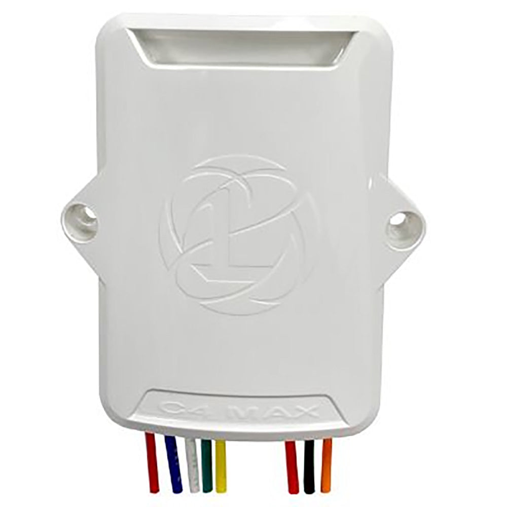 Lumitec Pico C4-MAX expansion module accessory, compact electronic component with wiring connectors for lighting control.