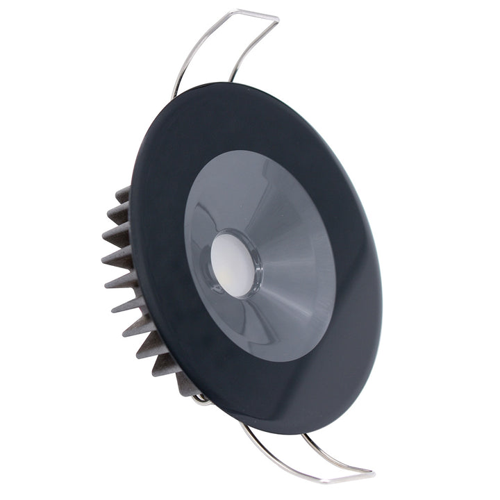 Spot LED encastré Lumitec Illusion - Spectre RGBW - Blanc froid - Boîtier noir