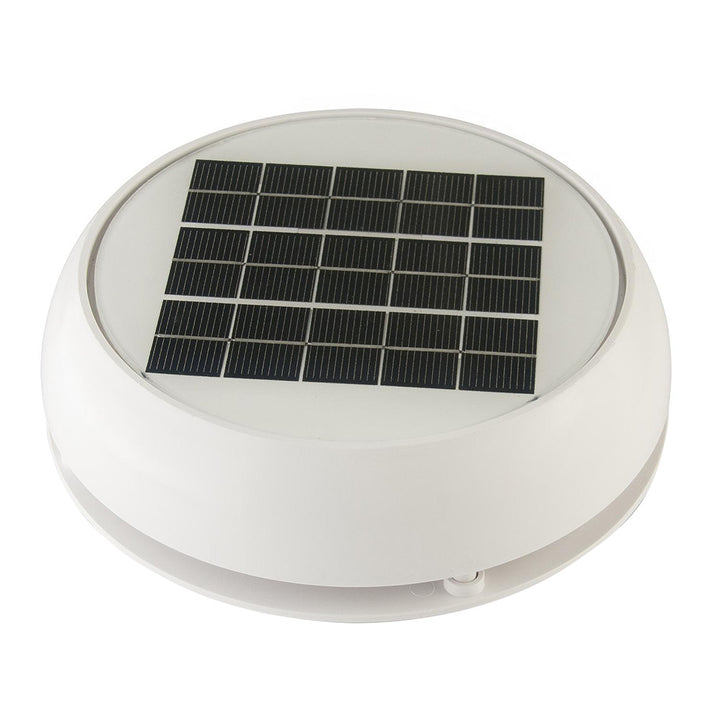 Marinco 3-inch Day/Night Solar Vent in white, designed for heaters and dehumidifiers to improve airflow and ventilation.