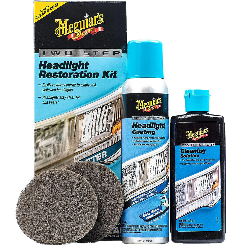 Kit de restauration de phares en deux étapes Meguiar&