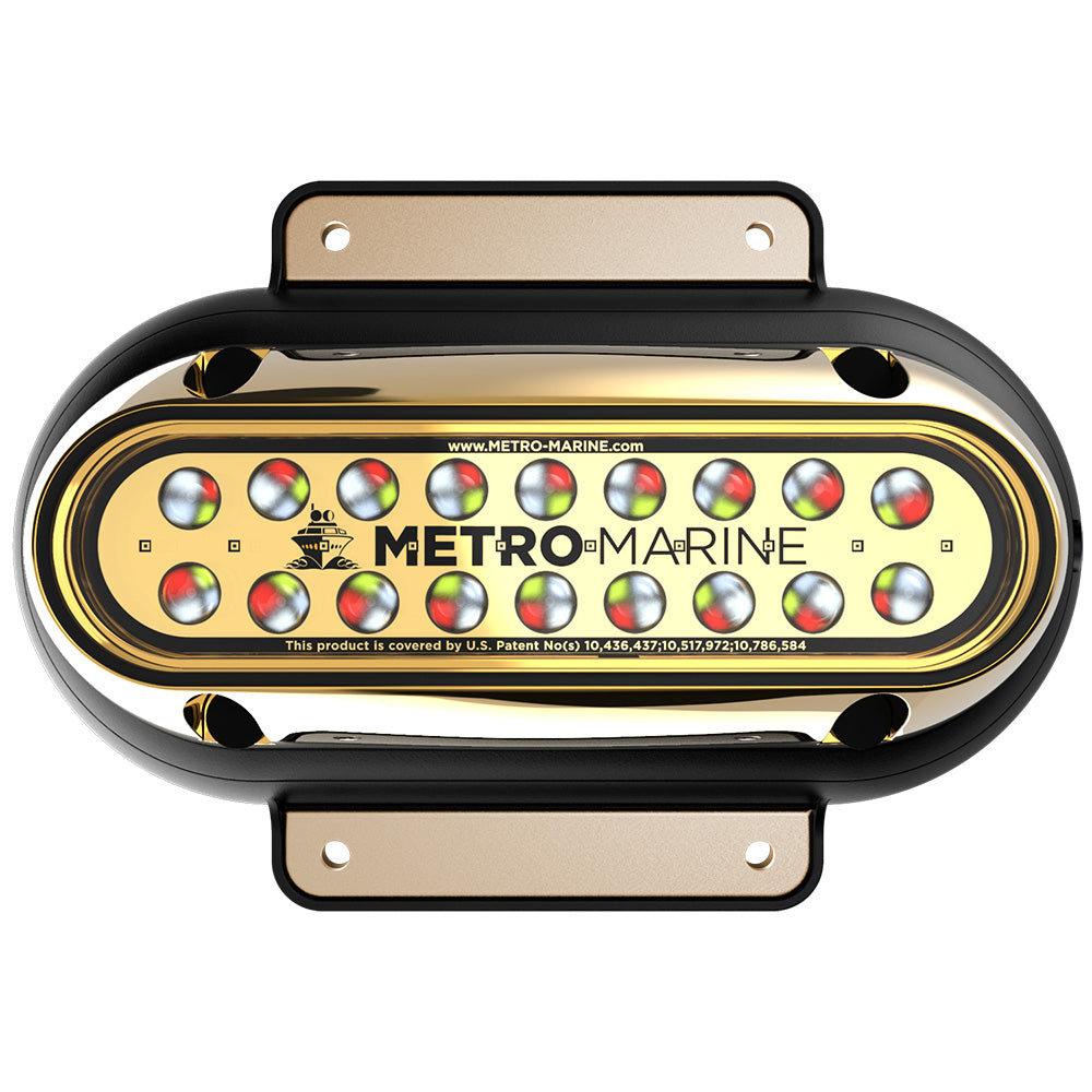 Projecteur de surface allongé à haut rendement Metro Marine avec LED intelligentes à spectre complet - RGBW, 45 faisceaux