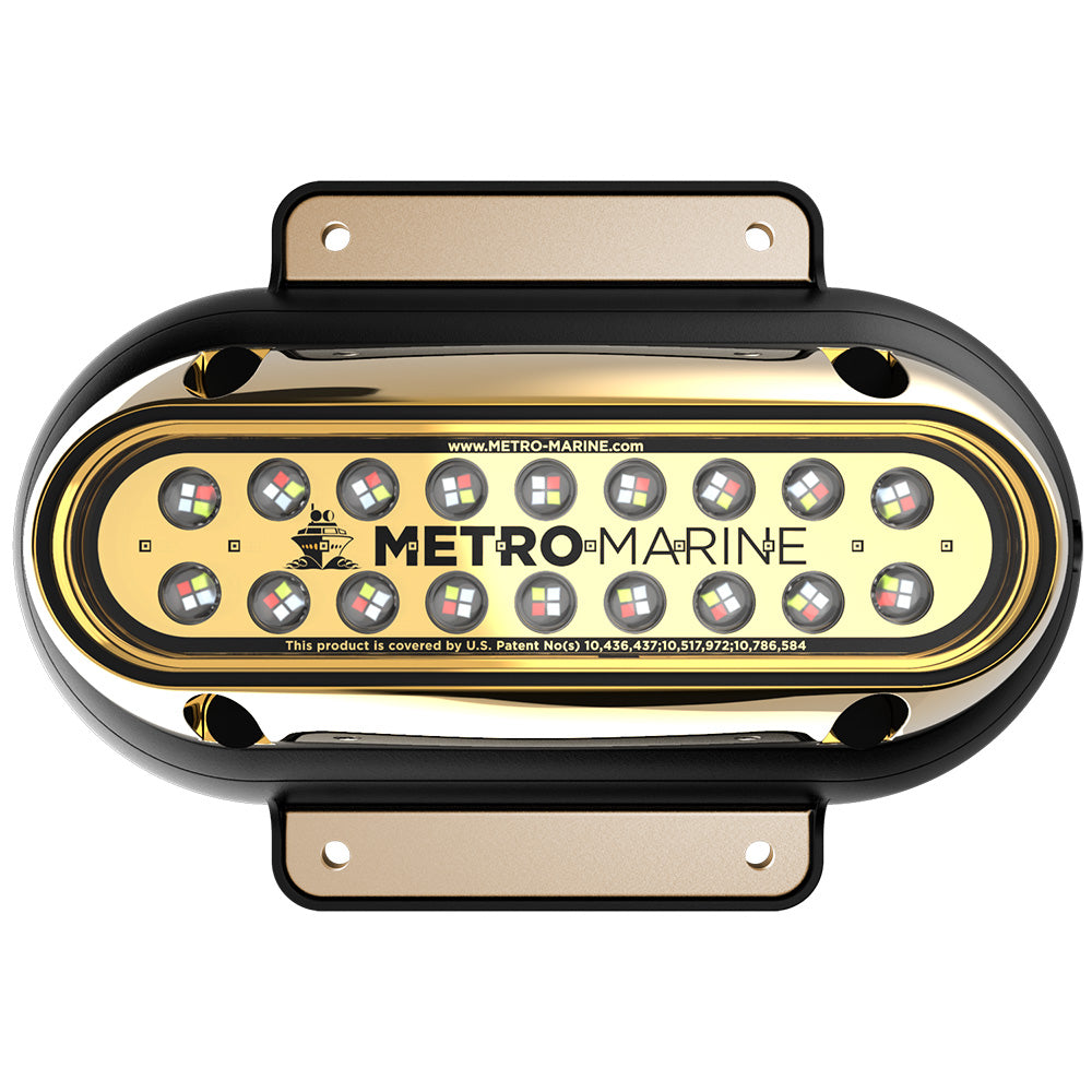 Projecteur de surface allongé à haut rendement Metro Marine avec LED intelligentes à spectre complet - RGBW, faisceau 90
