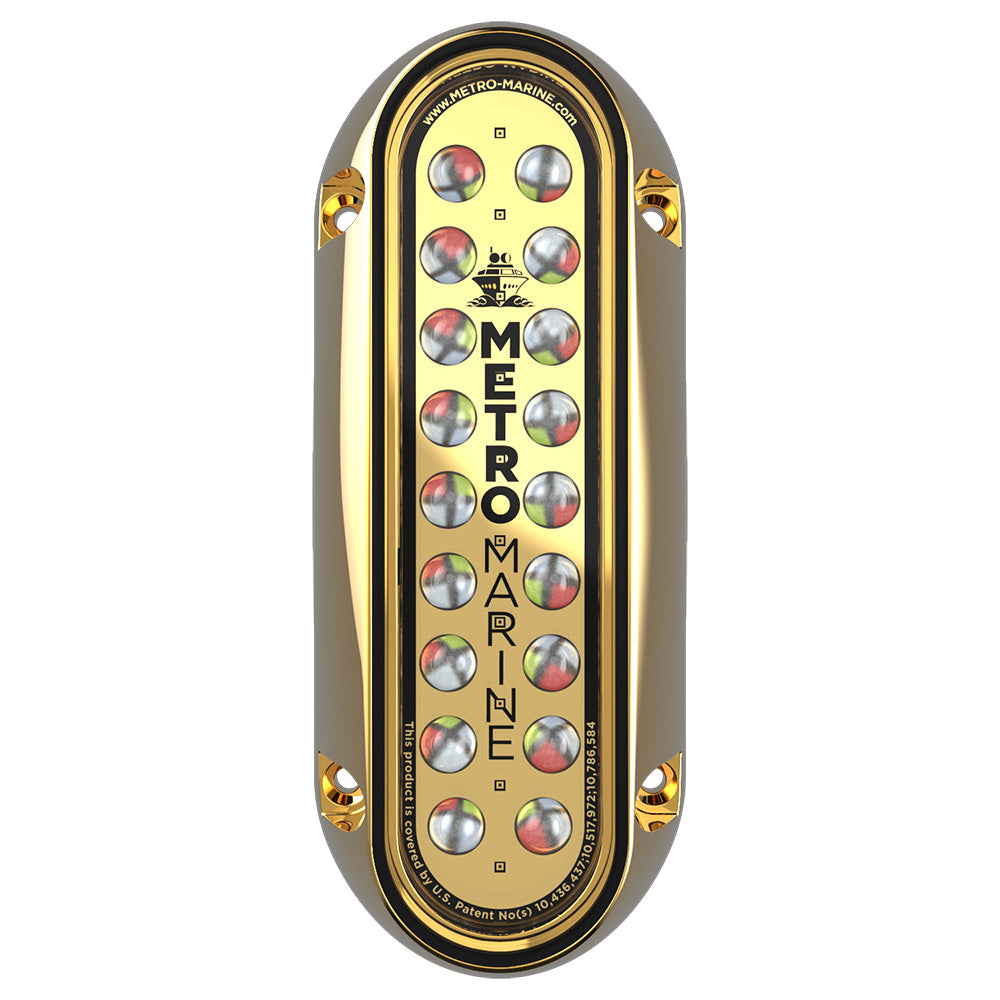Feu vertical allongé à haut rendement Metro Marine avec LED intelligentes à spectre complet - RGBW, faisceau 45