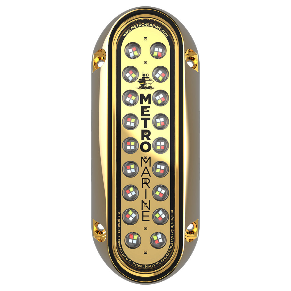 Feu vertical allongé à haut rendement Metro Marine avec LED intelligentes à spectre complet - RGBW, faisceau 90