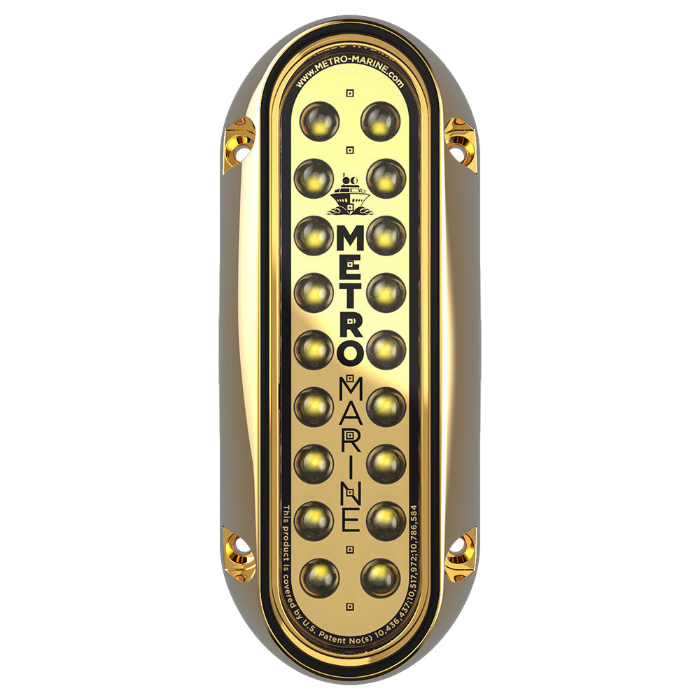 Feu vertical allongé à haut rendement Metro Marine avec LED monochromes intelligentes - Blanc, faisceau 45