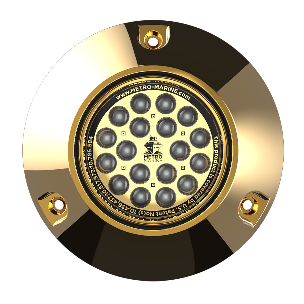 Projecteur submersible haute puissance Metro Marine avec LED monochromes intelligentes - Aqua, 90 faisceaux