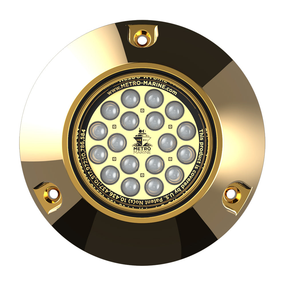 Projecteur submersible haute puissance Metro Marine avec LED monochromes intelligentes - Vert, 45 faisceaux