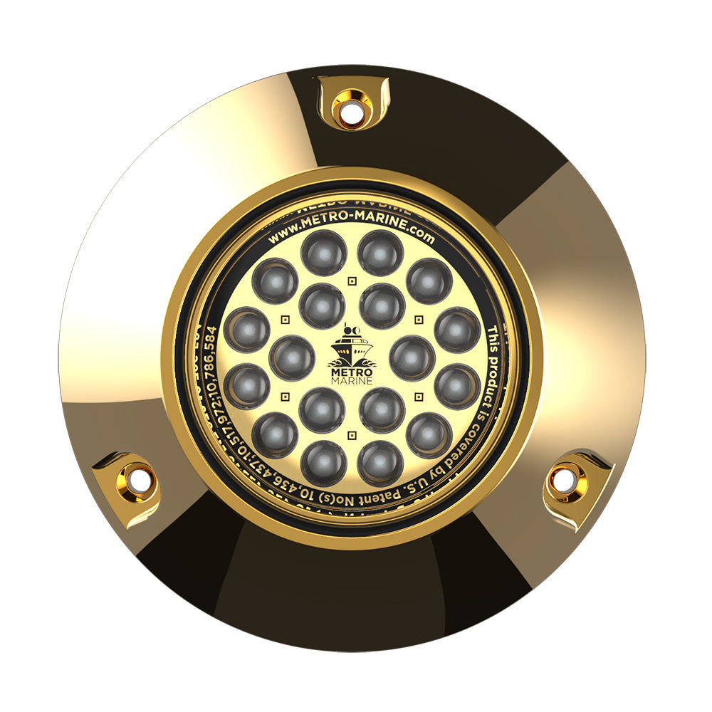 Projecteur submersible haute puissance Metro Marine avec LED monochromes intelligentes - Vert, faisceau 90