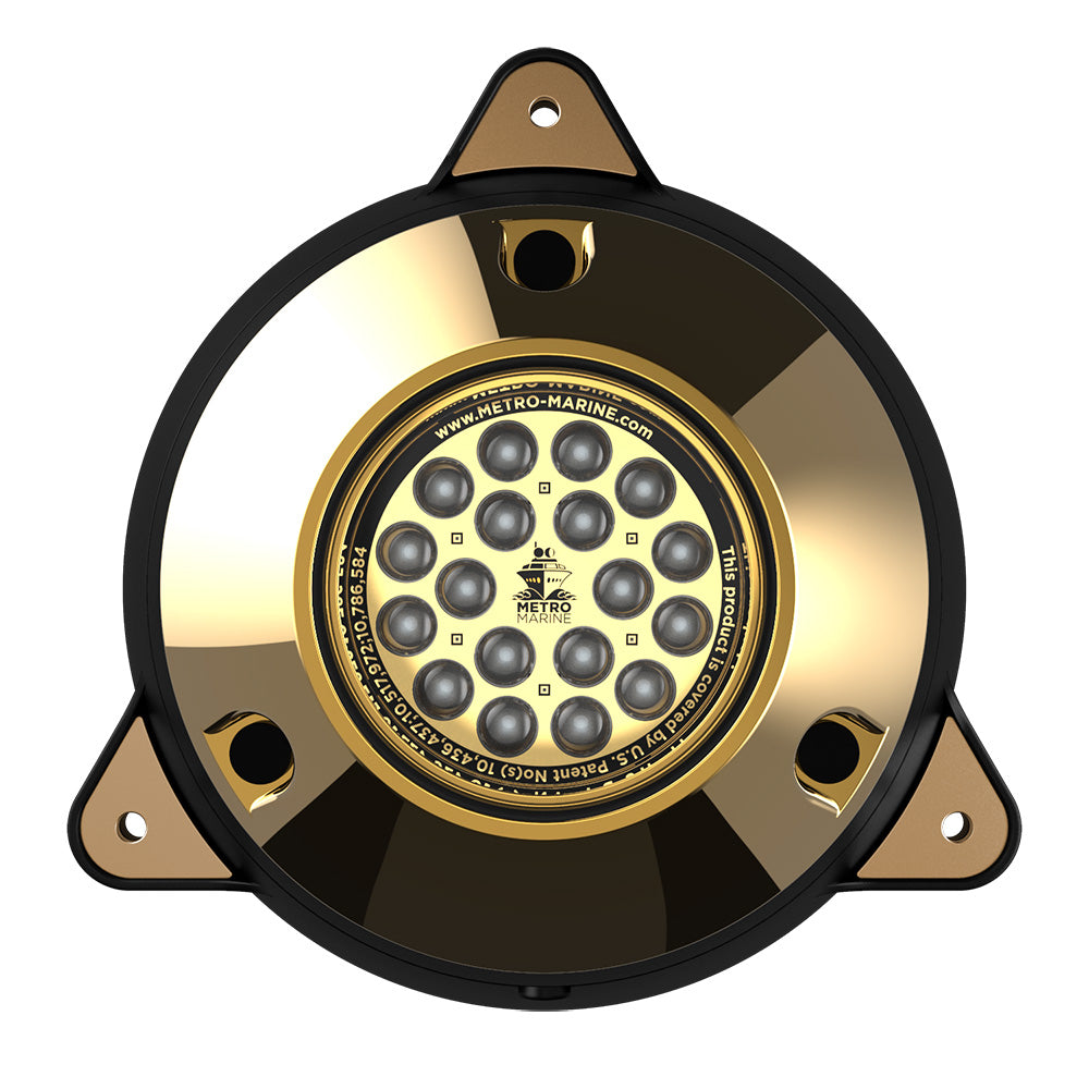Projecteur sous-marin Metro Marine à haut rendement, montage en surface, avec LED monochromes intelligentes - Bleu, 90 faisceaux