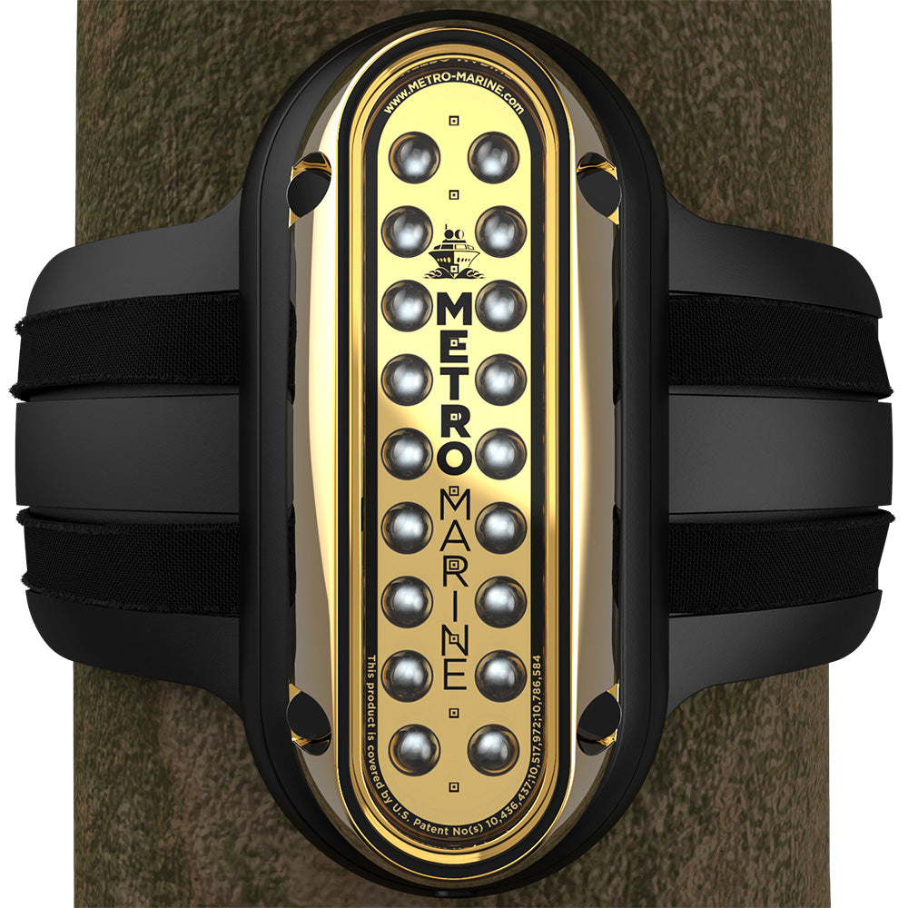 Projecteur vertical Metro Marine à haut rendement avec LED monochromes intelligentes - Vert, faisceau 90