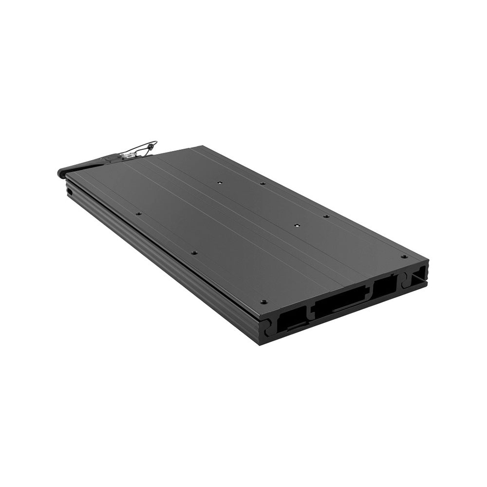 Minn Kota MKA-57 Quick Release Bracket for trolling motor accessories, shown installed on a boat for easy mounting and removal