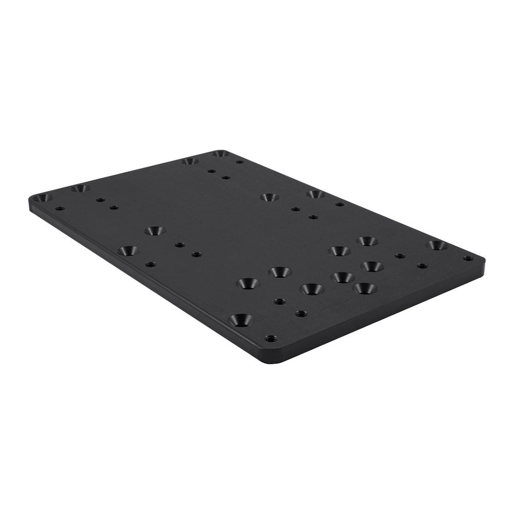 Minn Kota MKA-58 boat deck reinforcement kit for trolling motors, with metal brackets and hardware for added durability.