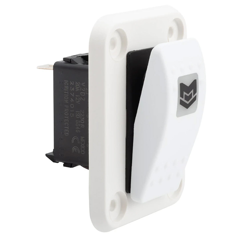 Minn Kota MKR-30 Remote Power Switch for trolling motor accessories, showing the compact switch unit with wiring connections.