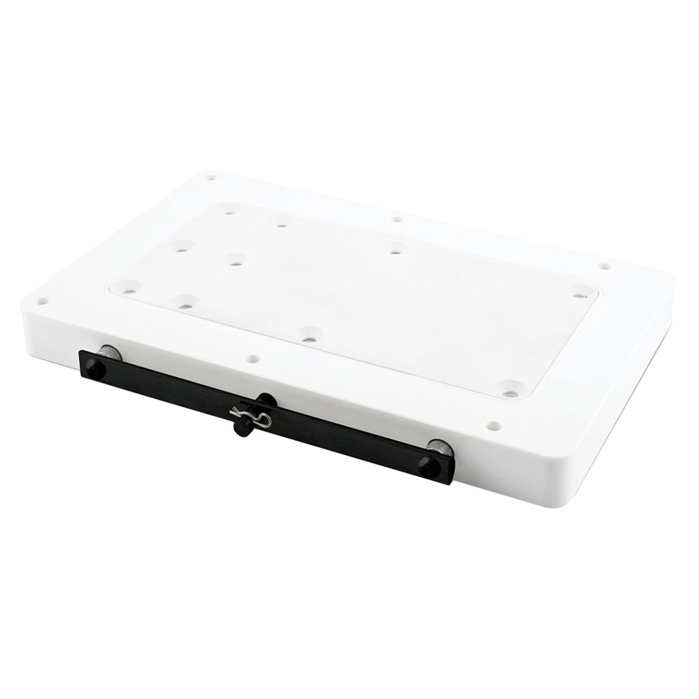 Minn Kota RTA-55 Quick Release Bracket for trolling motor, durable accessory for easy mounting and removal of Minn Kota trolling motors.