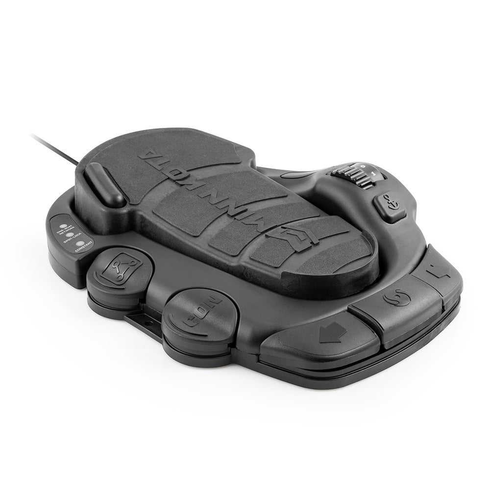 Minn Kota Terrova/Riptide Terrova corded foot pedal for trolling motor accessories, with control buttons and cable connection.