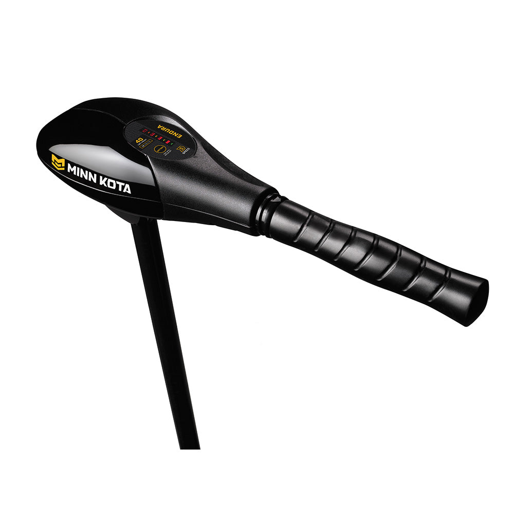 Minn Kota Endura C2 50 trolling motor with battery meter, 12V, 50 lb thrust, 42-inch shaft, designed for freshwater fishing.