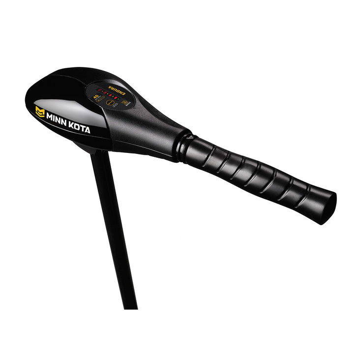 Minn Kota Endura C2 50 trolling motor with battery meter, 12V, 50 lb thrust, 42-inch shaft, designed for freshwater fishing.