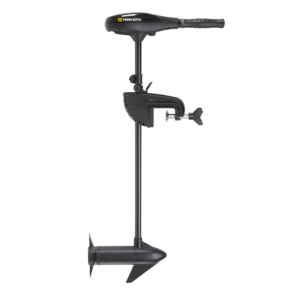 Minn Kota Endura Max 55 trolling motor with transom mount, 12V power, 55lb thrust, and 36-inch shaft for freshwater fishing boats.
