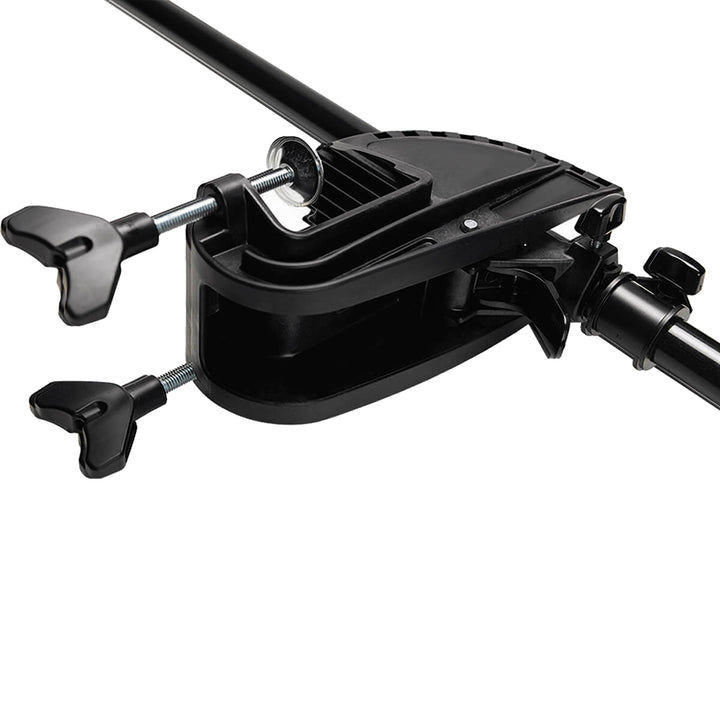 Minn Kota Endura Max 55 trolling motor with transom mount, 12V, 55lb thrust, and 36-inch shaft for small boats.