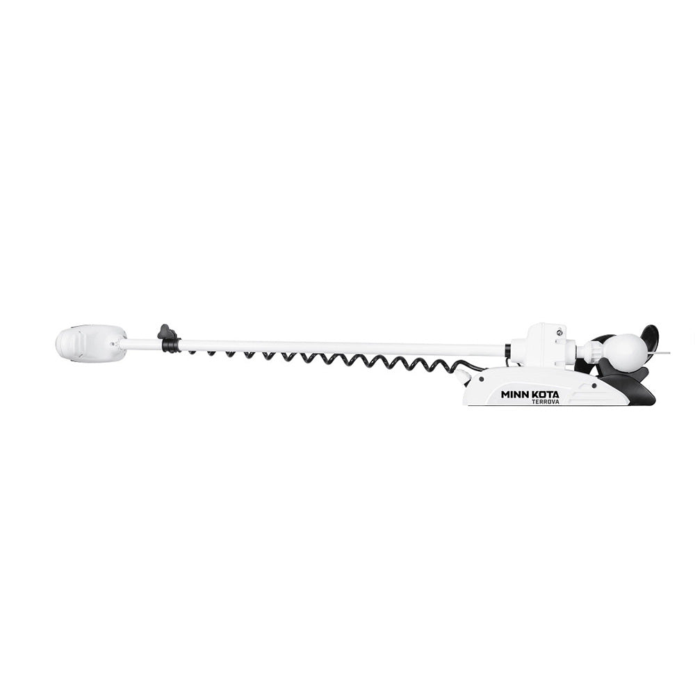 Minn Kota Riptide Terrova 80 trolling motor with wireless remote, 24V, 80lb thrust, 72-inch shaft for boats.