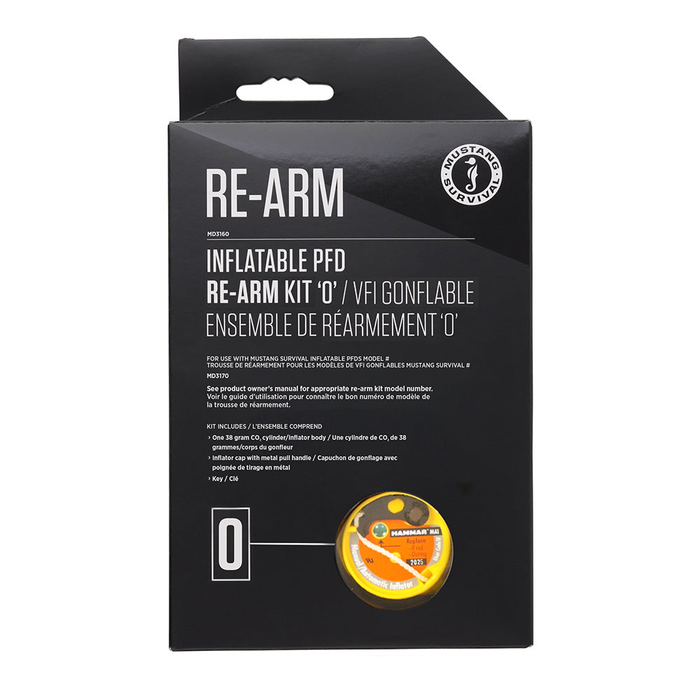 Mustang Survival Mustang Re-Arm Kit "O" accessory with straps and components for life jacket re-arming.