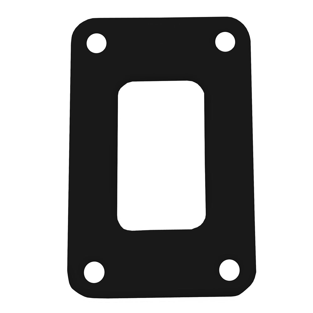 Pacer switch panel with one switch, black powder-coated aluminum, 1.75" x 2.75" electrical panel with a single row.