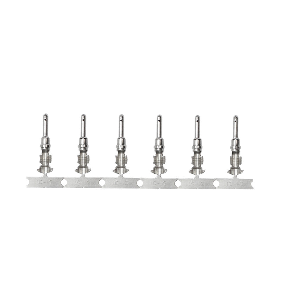 Broche allemande Pacer DTP pour fil 10 AWG - Contact taille 12 (paquet de 25)