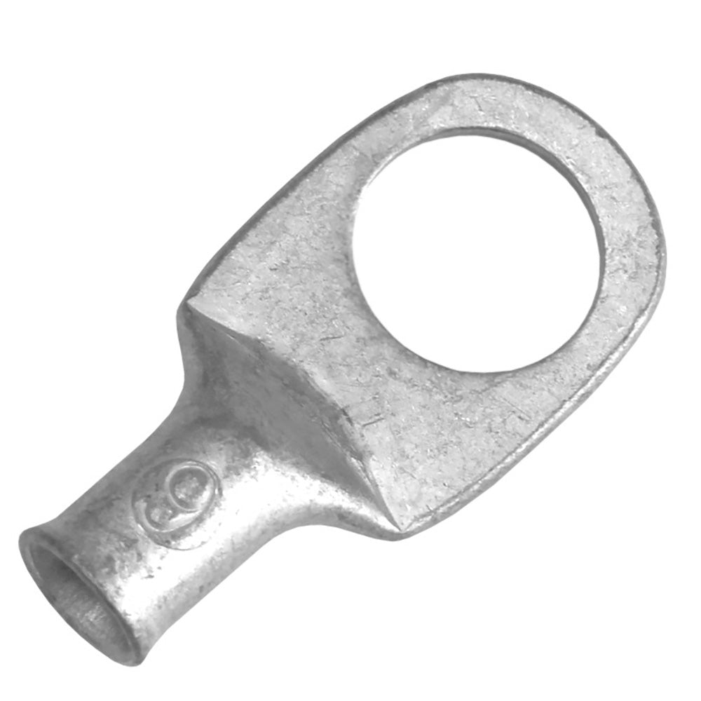 Pacer Tinned Lug terminal, 6 AWG, 1/2" stud size, suitable for electrical wiring, shown in a 10-pack for Pacer brand.