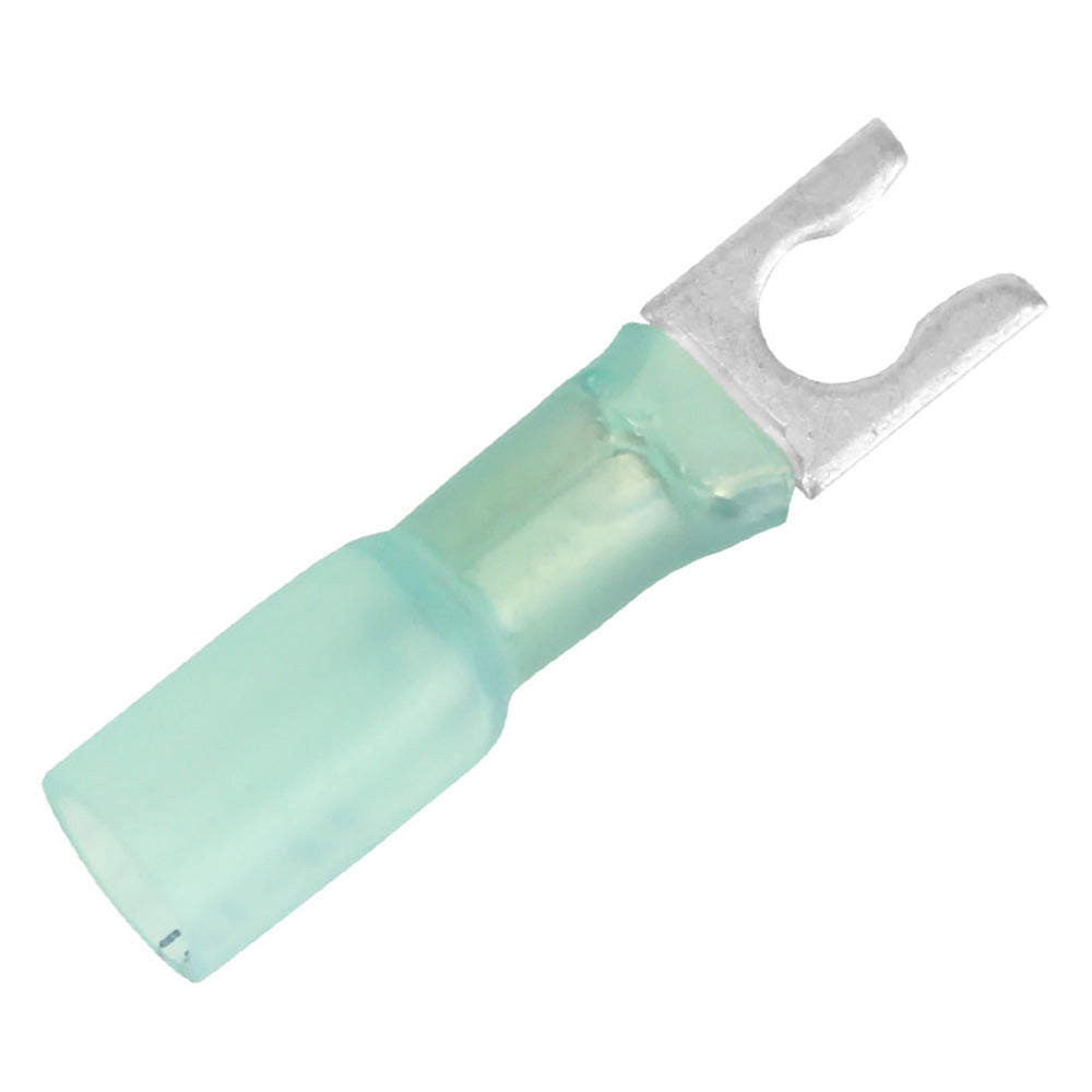 Cosse à fourche thermorétractable Pacer 16-14 AWG - Taille de goujon n° 10 - Paquet de 100