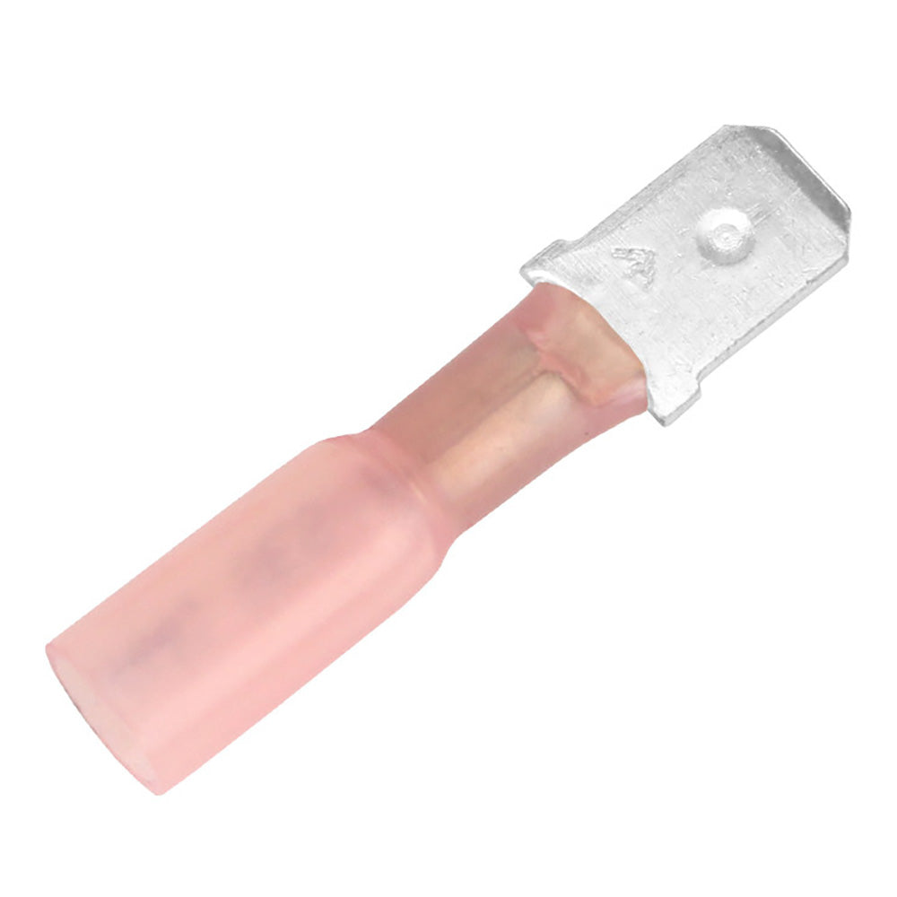Connecteur mâle thermorétractable Pacer 22-18 AWG - Paquet de 100