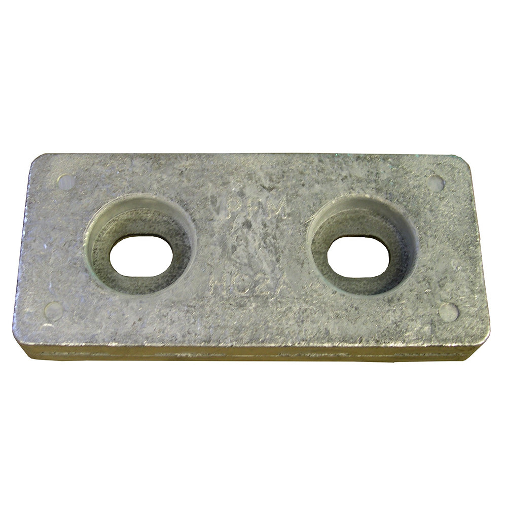 Performance Metals HC2A Hull Anode aluminum corrosion protection device for boat hulls, designed for marine durability.