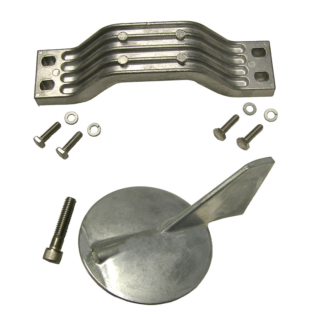 Performance Metals Yamaha 150HP outboard aluminum anode kit with complete set of corrosion protection anodes for marine engines.