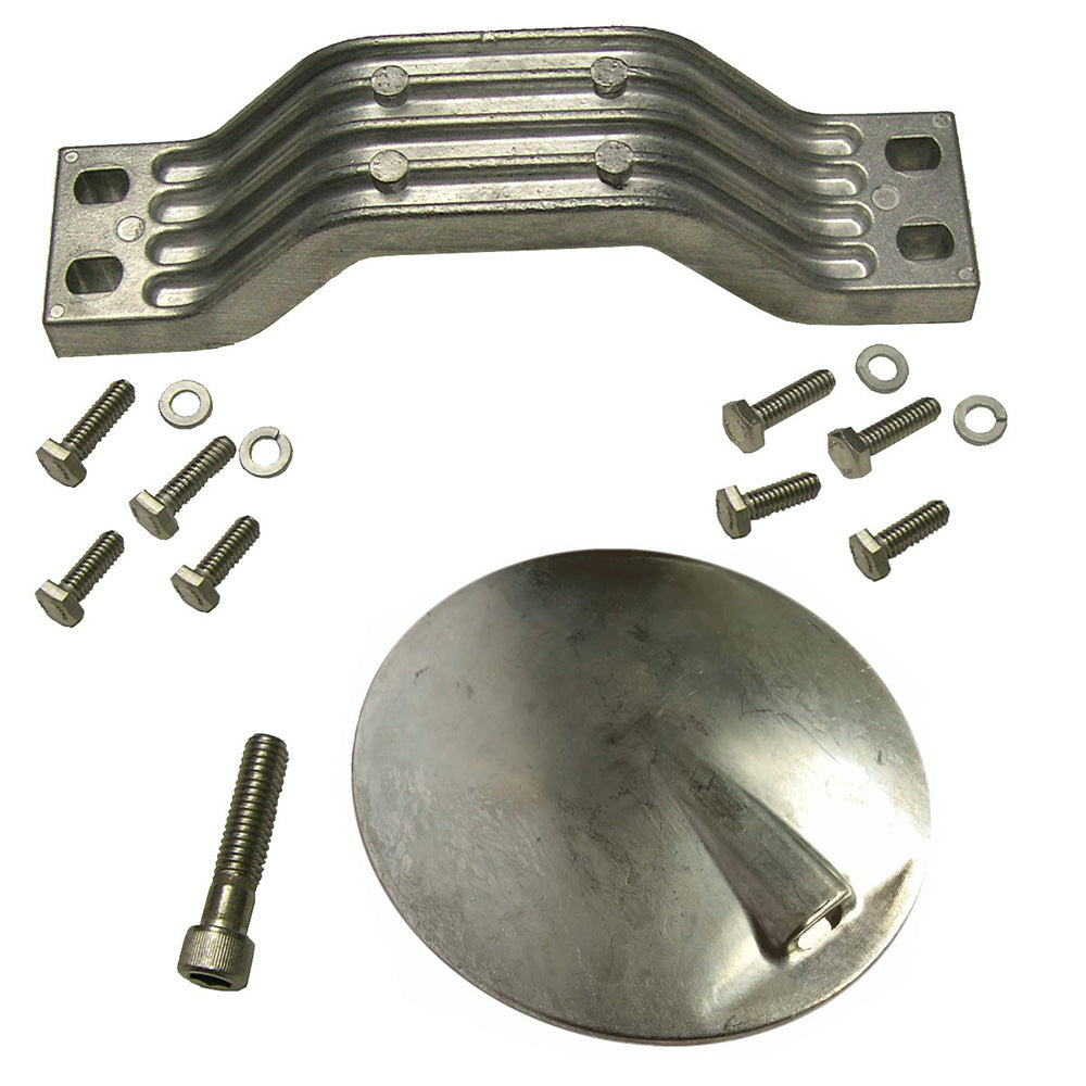 Performance Metals aluminum anode kit for Yamaha 200-300HP 4-stroke outboard motors, complete corrosion protection set.