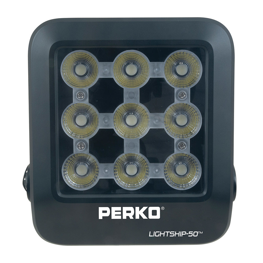 Projecteur haute performance Perko Lightship 50 LED - 12/24 V - Noir