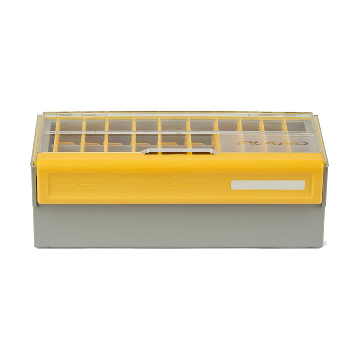 Plano EDGE Short Hang Box for tackle storage, featuring organized compartments and durable construction for fishing gear.