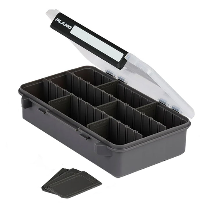 Plano StowAway 3600 Deep Stow tackle storage case with multiple compartments for fishing gear organization.