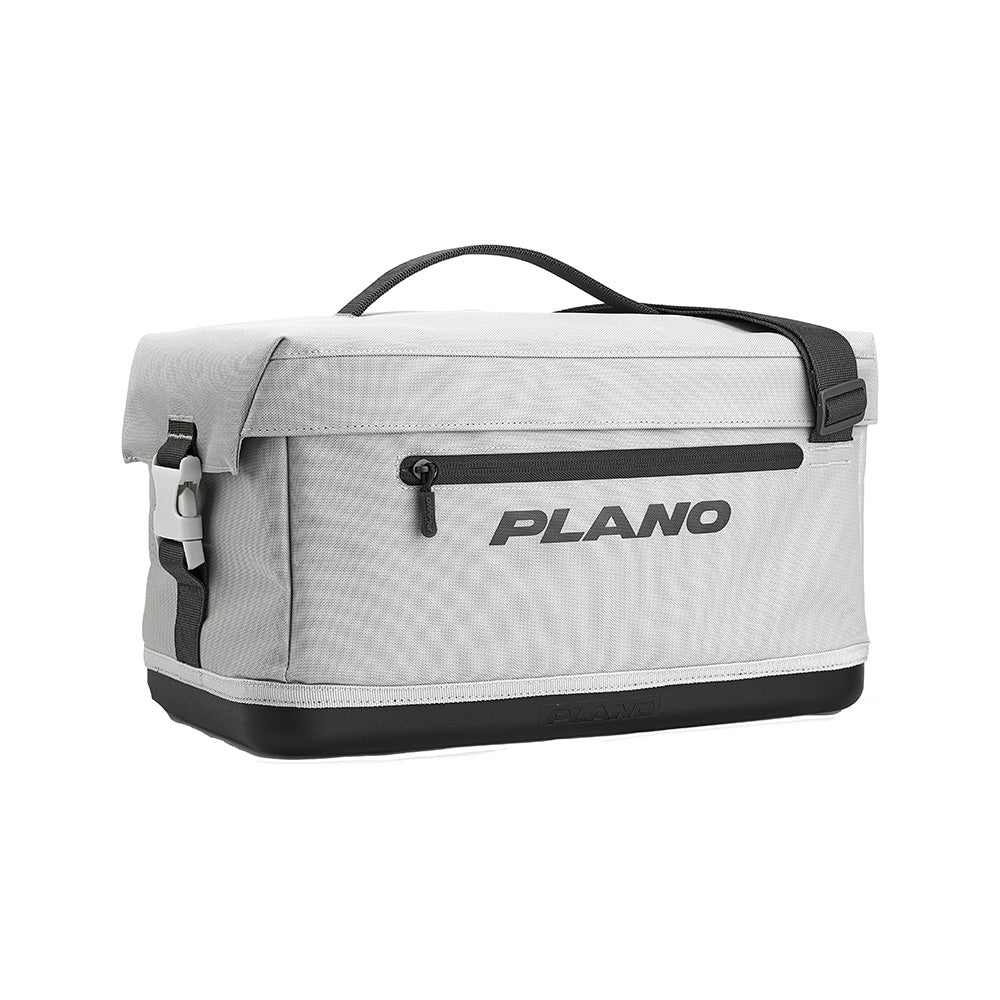 Plano Weekend Softsider Tackle Bag from the 3700 Series with multiple compartments for fishing gear storage, in Coast color.