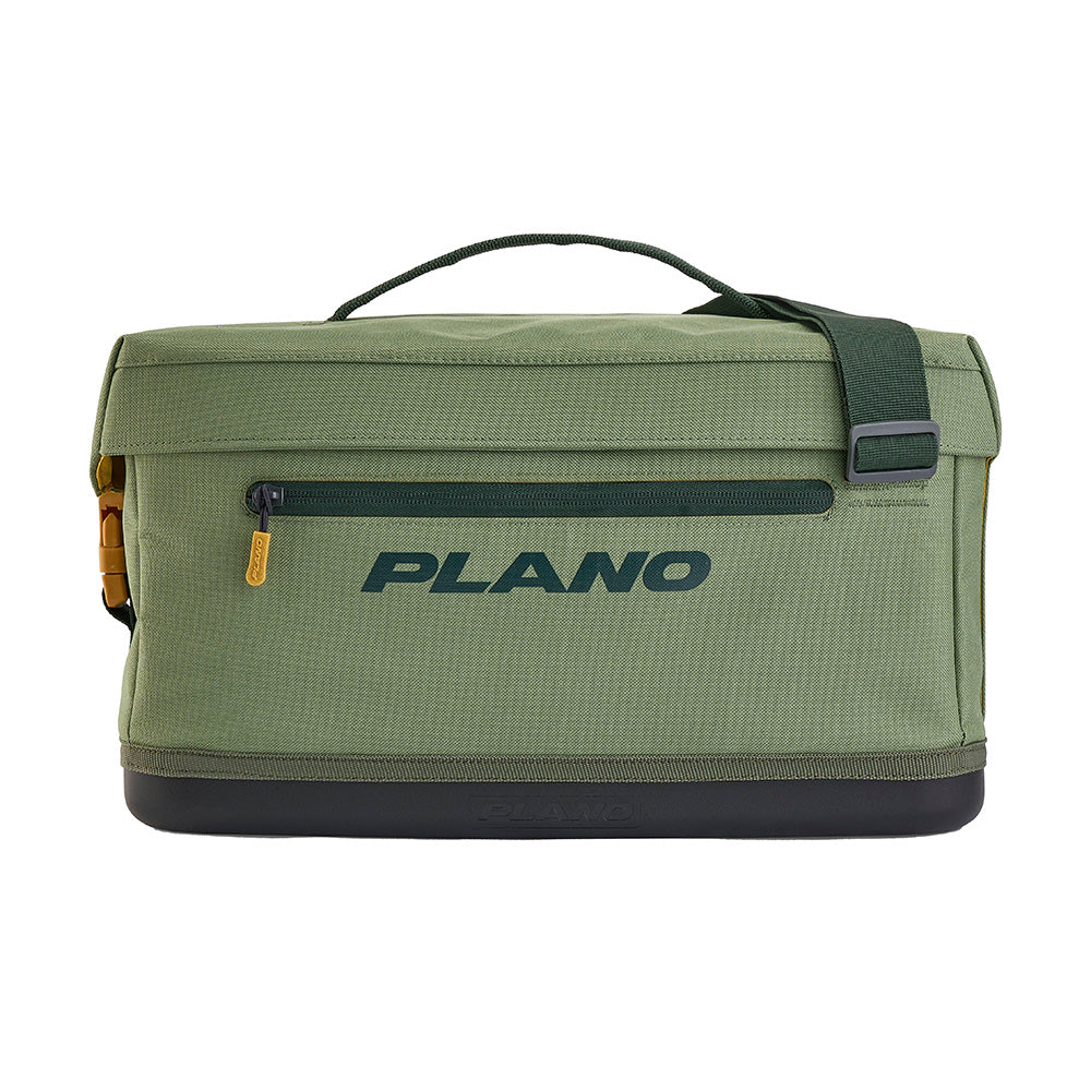 Plano Weekend Softsider Tackle Bag in moss green, 3700 series, for fishing tackle storage with durable soft-sided design.